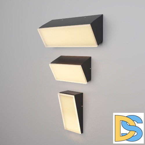 Уличный настенный светильник Maytoni Brick O436WL-L10GF3K1