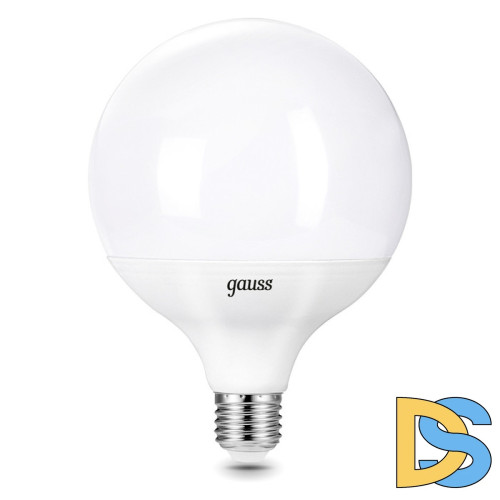 Лампа светодиодная Gauss E27 22W 6500K шар матовый 105102322