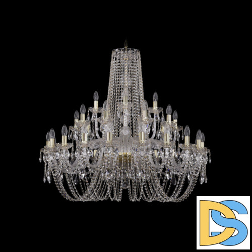 Подвесная люстра Bohemia Ivele Crystal 1402/20+10+5/360 G