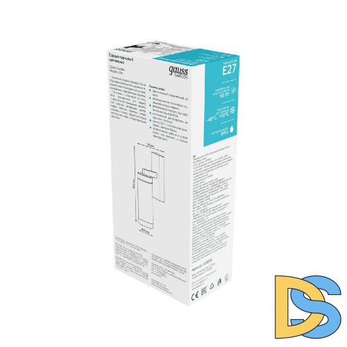 Уличный настенный светильник Gauss Aura GD018