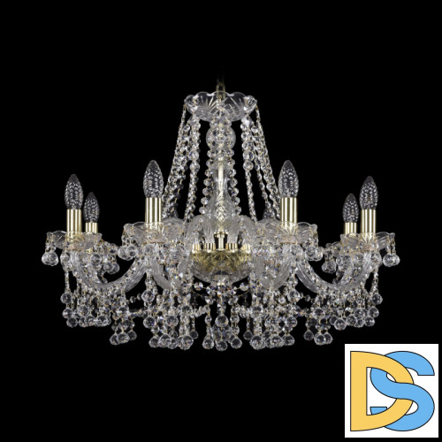 Подвесная люстра Bohemia Ivele Crystal 1409/8/240 G