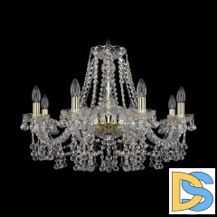 Подвесная люстра Bohemia Ivele Crystal 1409/8/240 G