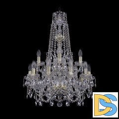 Подвесная люстра Bohemia Ivele Crystal 1411/10+5/195/XL-80/2d G