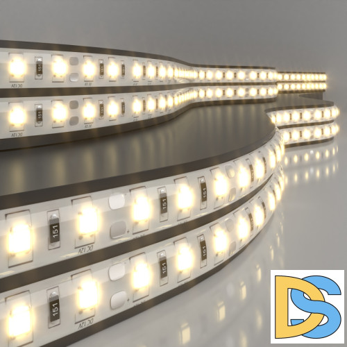 Светодиодная лента Elektrostandard 12V 14,4W 60Led 5050 IP65 теплый белый, 5м 4690389038501