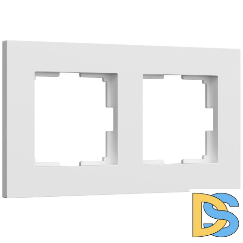 Рамка на 2 поста Werkel Slab (белый матовый) W0022961