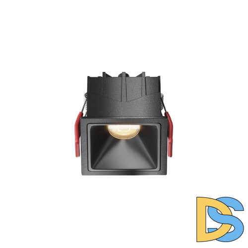 Встраиваемый светильник Maytoni Alfa LED DL043-01-10W3K-SQ-B-1