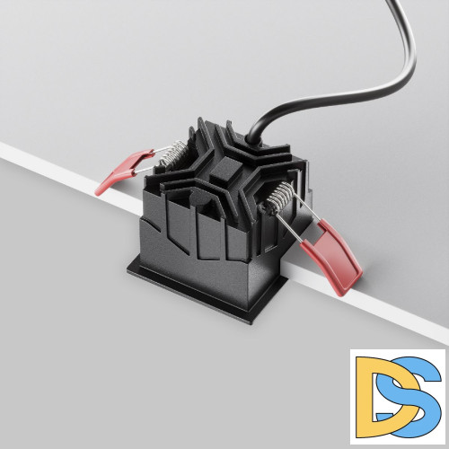 Встраиваемый светильник Maytoni Alfa LED DL043-01-10W3K-SQ-B-1