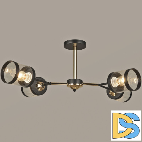 Люстра на штанге Reluce 03592-0.3-04 FGD+BK