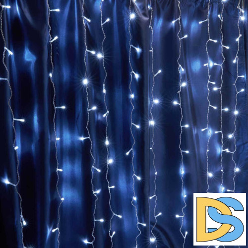 Уличная светодиодная гирлянда Feron Занавес 230V белый эффект стробов с мерцанием CL24 41631