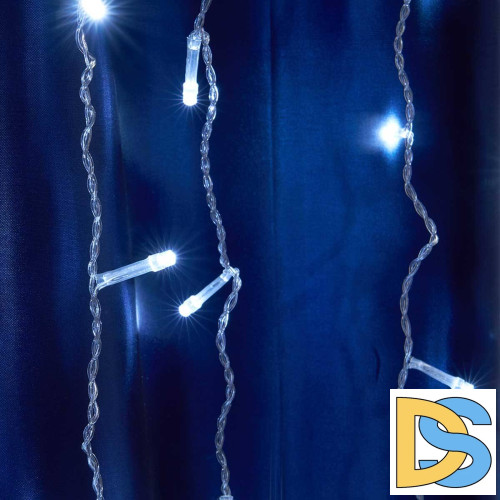 Уличная светодиодная гирлянда Feron Занавес 230V белый эффект стробов с мерцанием CL24 41631