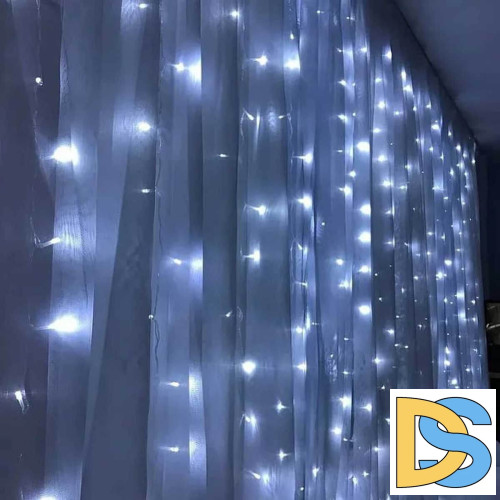 Уличная светодиодная гирлянда Feron Занавес 230V белый эффект стробов с мерцанием CL24 41631