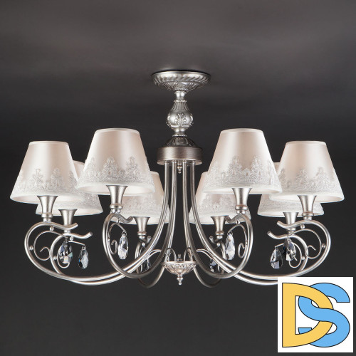 Потолочная люстра Eurosvet Incanto 60069/8 серебро
