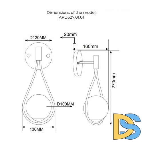 Бра Aployt Enn APL.627.01.01