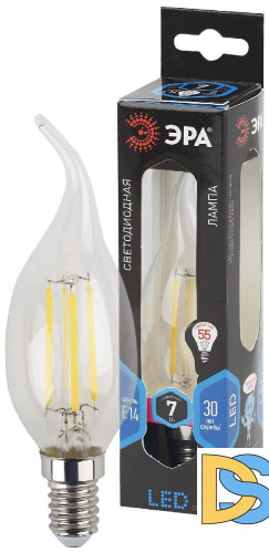 Лампа светодиодная Эра E14 7W 4000K F-LED BXS-7W-840-E14 Б0027945