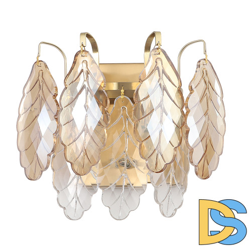 Настенный светильник Crystal Lux TREVI AP2 BRASS