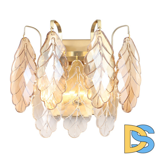 Настенный светильник Crystal Lux TREVI AP2 BRASS