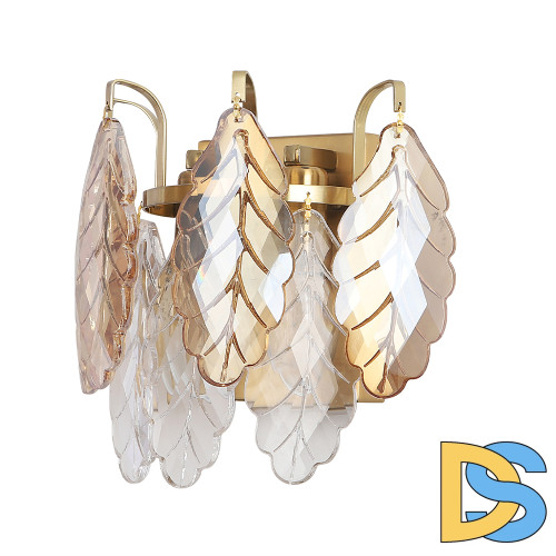 Настенный светильник Crystal Lux TREVI AP2 BRASS