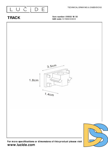 Заглушка Lucide Track 09950/10/30