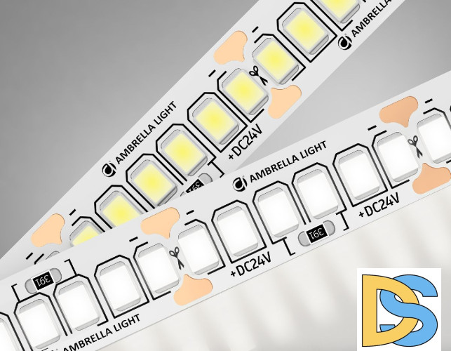 Светодиодная лента Ambrella Light LED Strip 24В 2835 10Вт/м 4500K 5м IP20 GS3102
