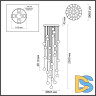 Подвесная люстра Odeon Light Crystal 5008/120L