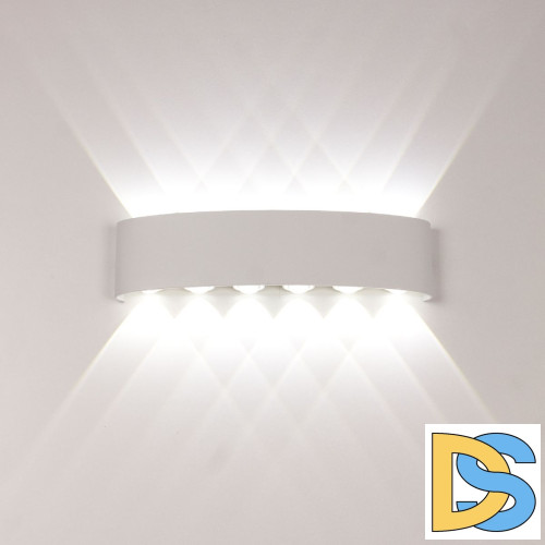 Уличный настенный светильник AM Group AM307-12X1W WH 4000K