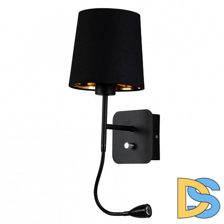 Бра Crystal Lux Pablo AP2 Black/Black-Gold