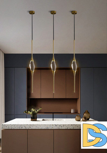 Подвесной светильник DeLight Collection Pezzo OM82112-1b gold