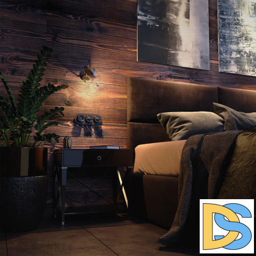 Выключатель Werkel на 4 положения двухклавишный Retro коричневый W5620014 4690389166754