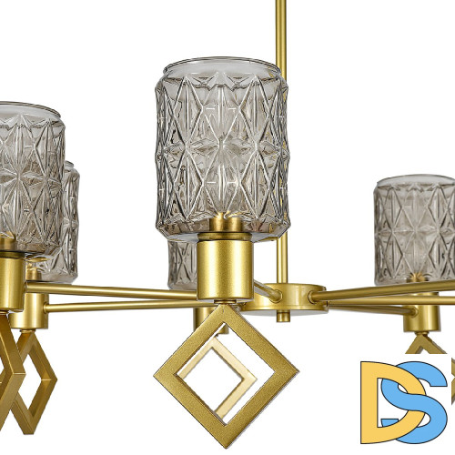 Люстра на штанге Indigo Preda 13025/7R Gold V000470