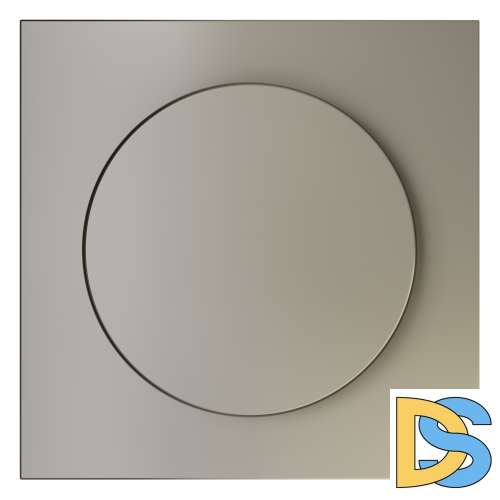 Накладка для светорегулятора поворотно-нажимного, S70 (шелк)