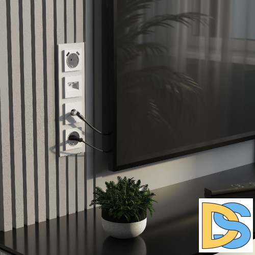 Розетка двойная Werkel 4690389192272 W1181161 a062408