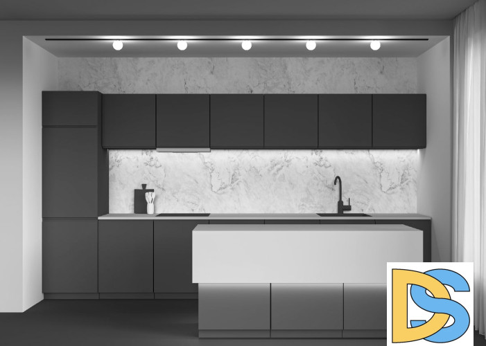 Трековый магнитный светильник Maytoni Luna TR177-1-5WTW-B