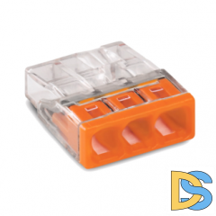 Клемма монтажная WAGO 3х0,5-2,5 (WAGO 2273-243)