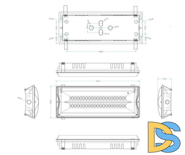 Аварийный светильник Эра DPA-301-1-65 Б0051843