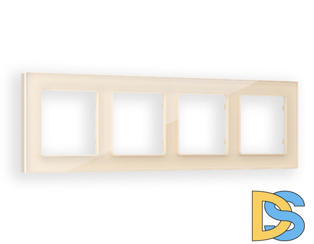 Рамка четырехместная Ambrella Volt Platos AF330304