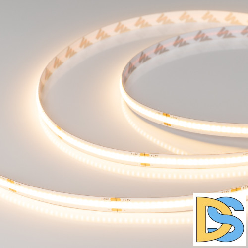 Светодиодная лента Arlight 11,5W/m 378LED/m CSP теплый белый 5M 031859(2)