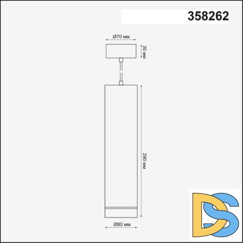 Подвесной светодиодный светильник Novotech Arum 358262