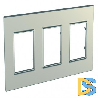 Рамка 3-ая (тройная), Титан, серия Unica, Schneider Electric