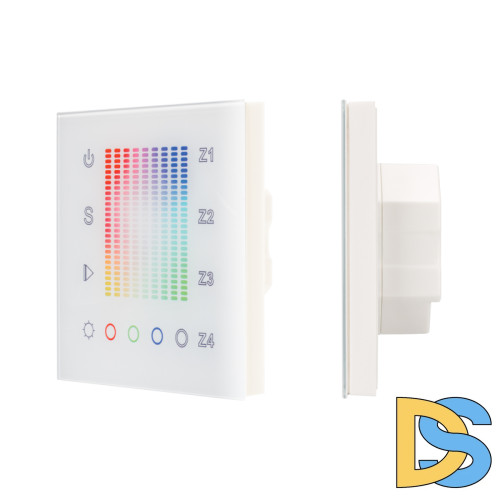 Панель Arlight Sens SR-2831AC-RF-IN White (220V,RGB,4зоны) 018202