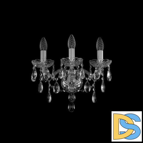 Бра Bohemia Ivele Crystal 1415B/3/141 Ni