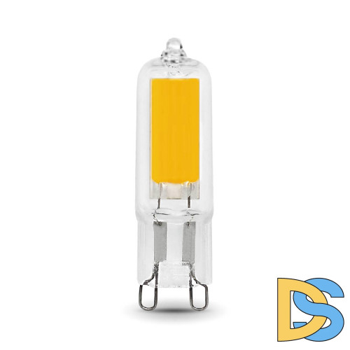 Лампа светодиодная Gauss G9 4.5W 4100K прозрачная 107809204