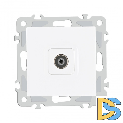 Розетка TV Arte Milano 206.43-1.white