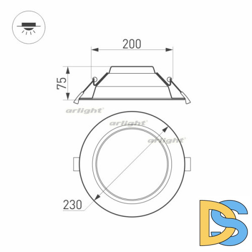 Светильник Downlight Arlight Cyclone 022522(1)