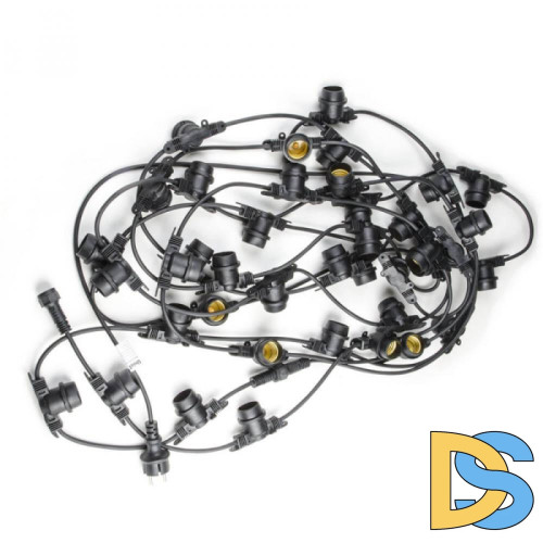 Уличная гирлянда Uniel (UL-00007150) черный UDL-K121 10/E27/5M 5C IP65 Black Belt-Light