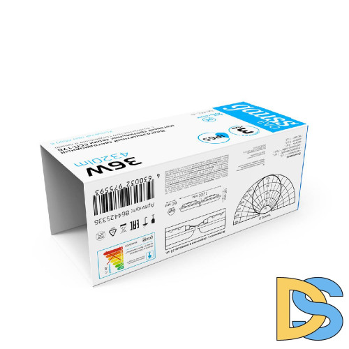 Настенно-потолочный светодиодный светильник Gauss ССП-176 Evo 864425336