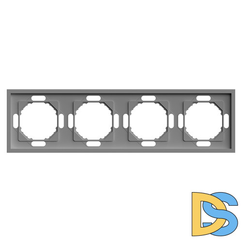 Рамка четырехместная Stekker Эмили PFR00-5004-10 49965
