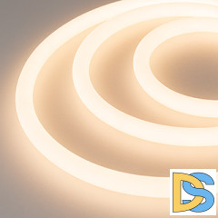 Светодиодная лента герметичная Arlight MOONLIGHT-TOP-X560-D13mm 24V Warm3000 360deg 8.6 W/m, IP65, CSP, 5m, wire x1 039551