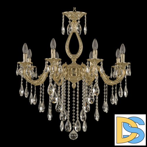 Подвесная люстра Bohemia Ivele Crystal Florence 71301/8/250 B G