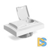 Розетка 2-местная с/з с крышкой Stekker Эрна PST16-9015-01 49139