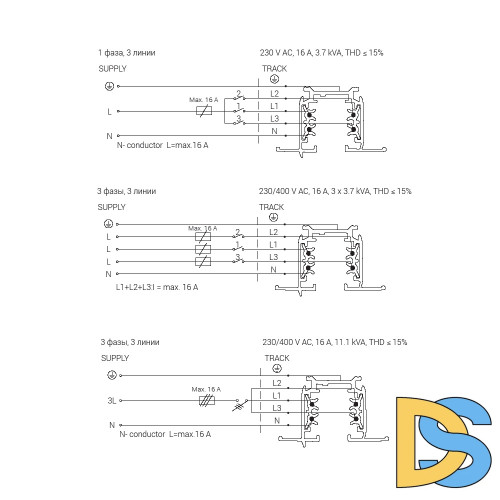 Встраиваемый шинопровод Nowodvorski Ctls Track 8695